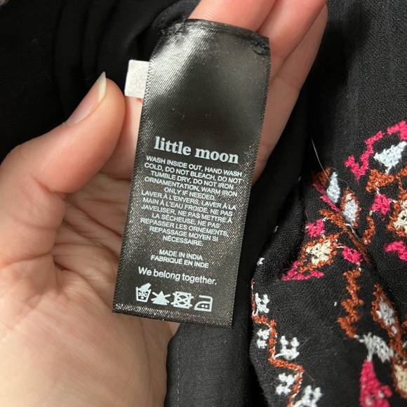 NWT Artizia Little Moon embroidered mini skirt, sz M - Picture 7 of 8